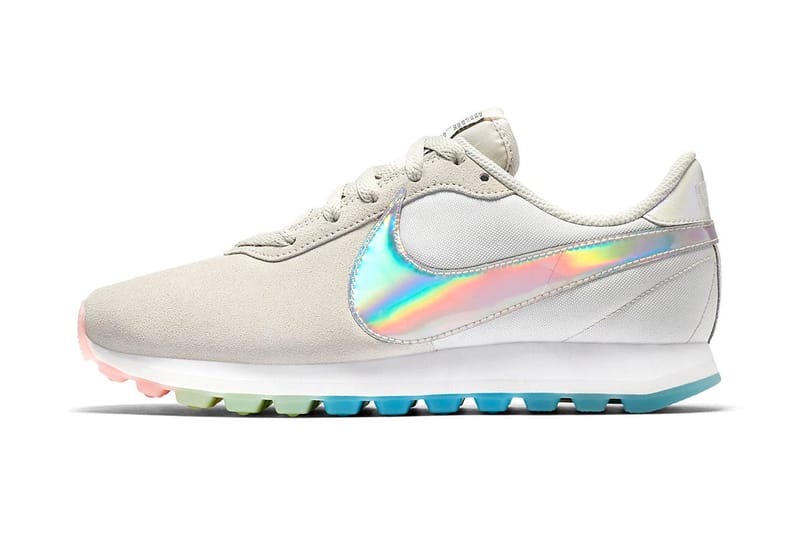 White and shop rainbow nikes