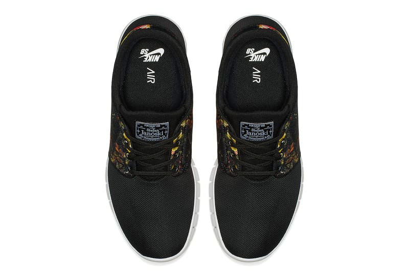 Nike janoski deals floral black