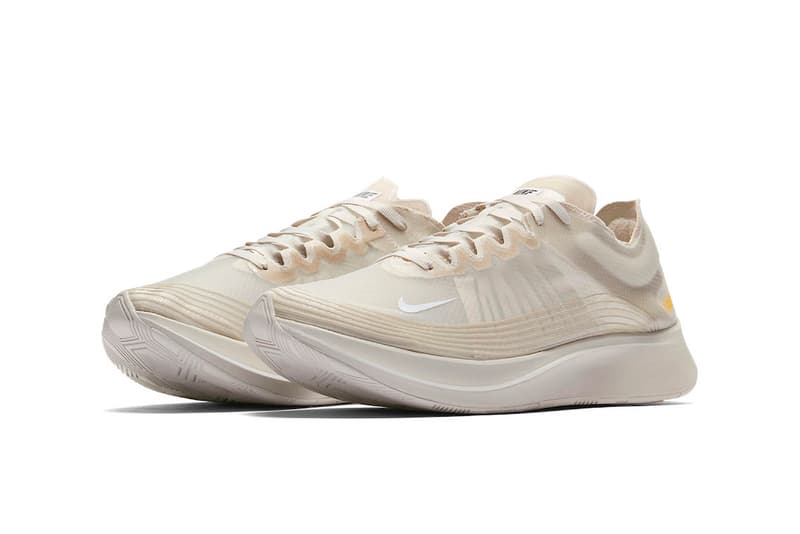nike zoom fly black light bone