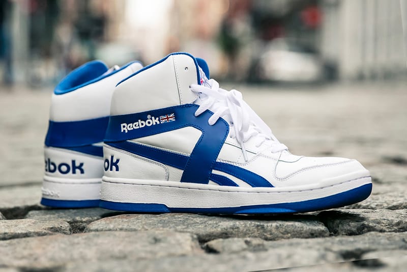 Colorful high best sale top reeboks