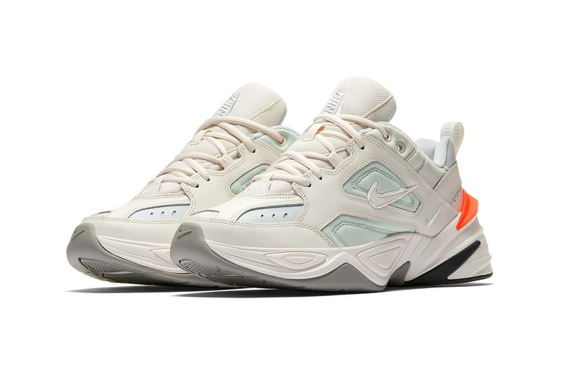 Nike m2k white store orange