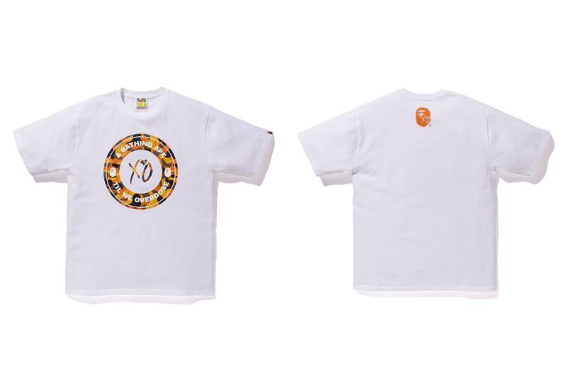 Bape × The online Weekend Collaboration t-shirt NEW