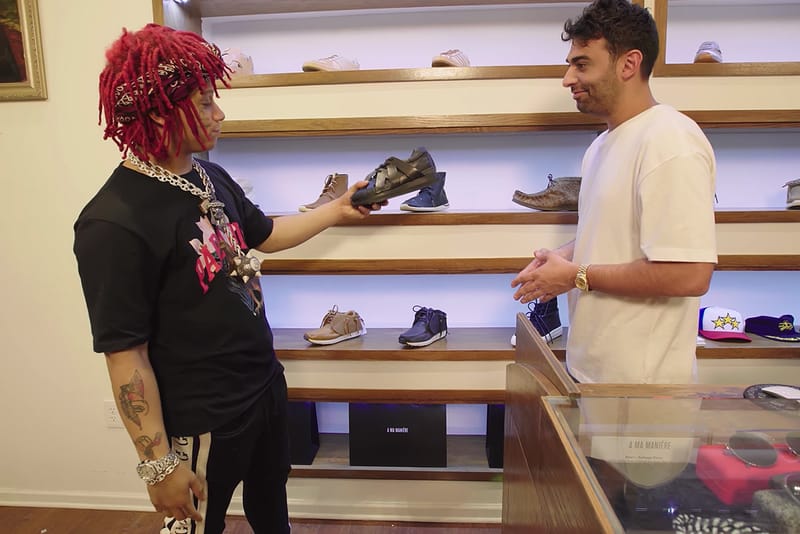 Trippie redd goes 2025 sneaker shopping