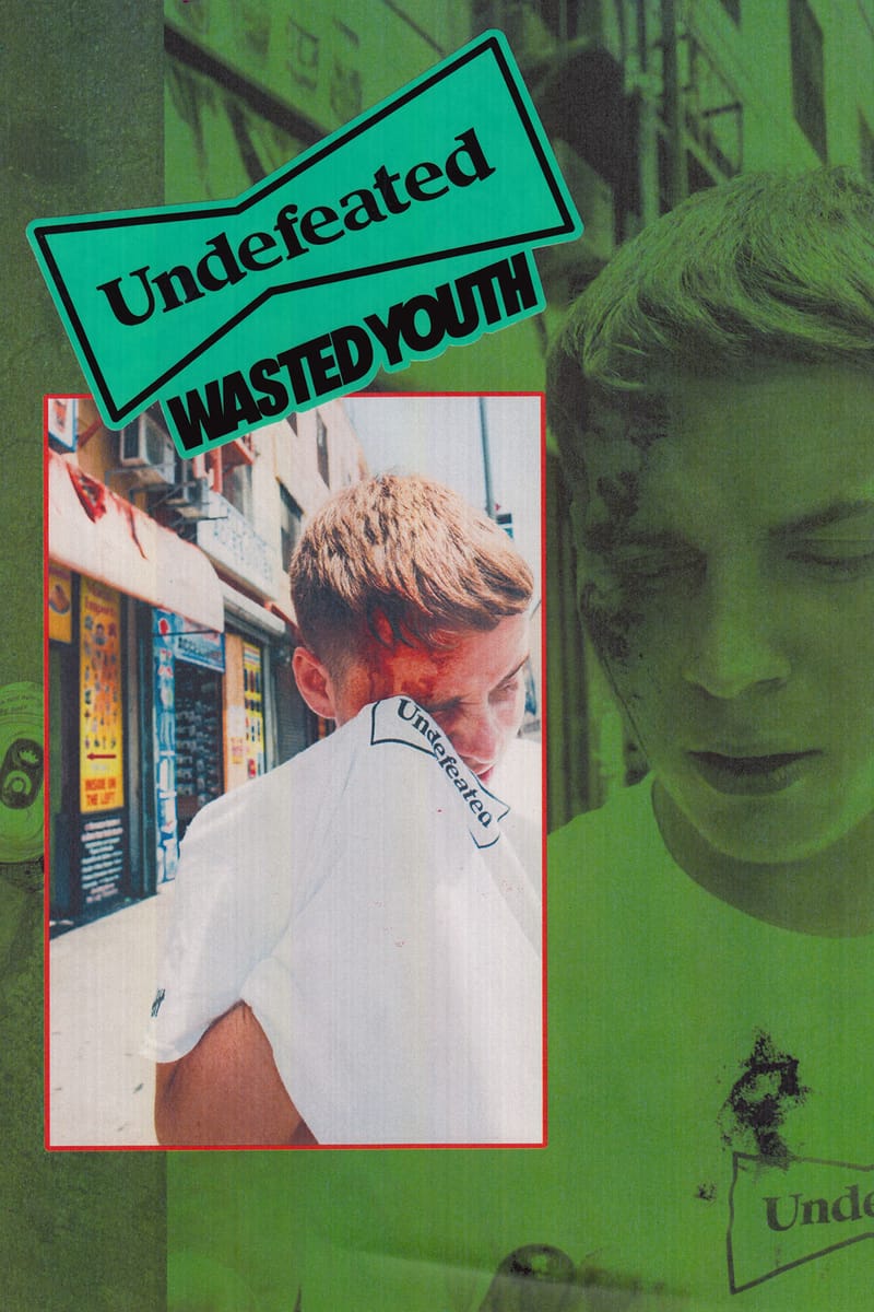 100％の保証 【緑 GDC 花 undefeated】Wasted youth パーカー GDC