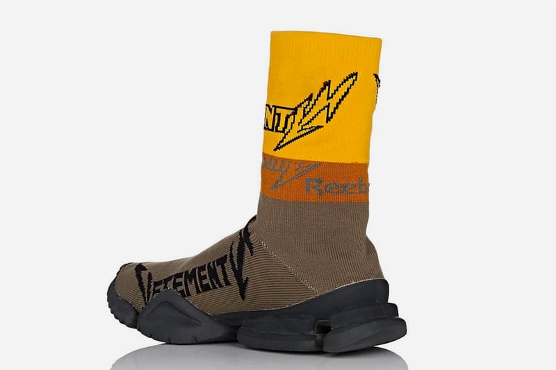 Reebok vetements cheap sock runner