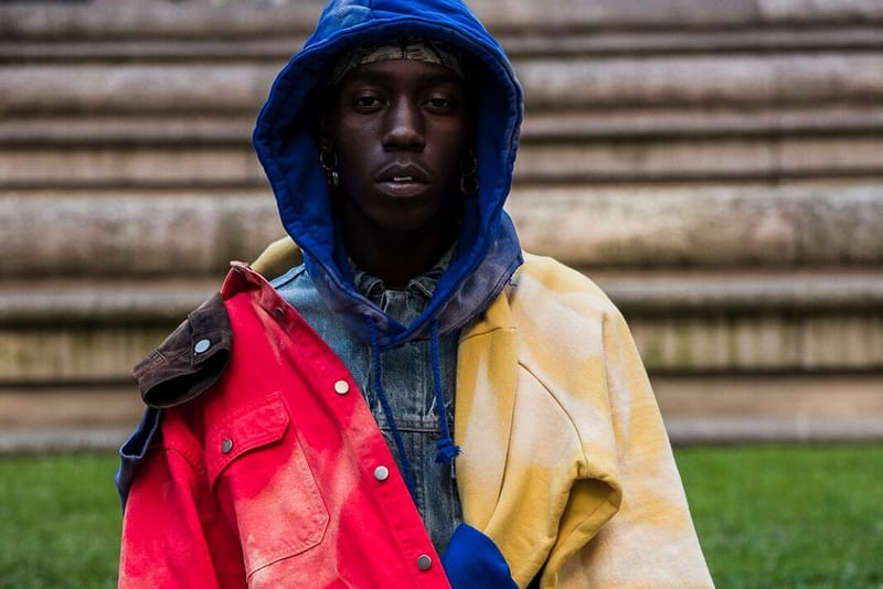 Gosha Rubchinskiy FW18 Split Camo MA-1 Bomber | Hypebeast