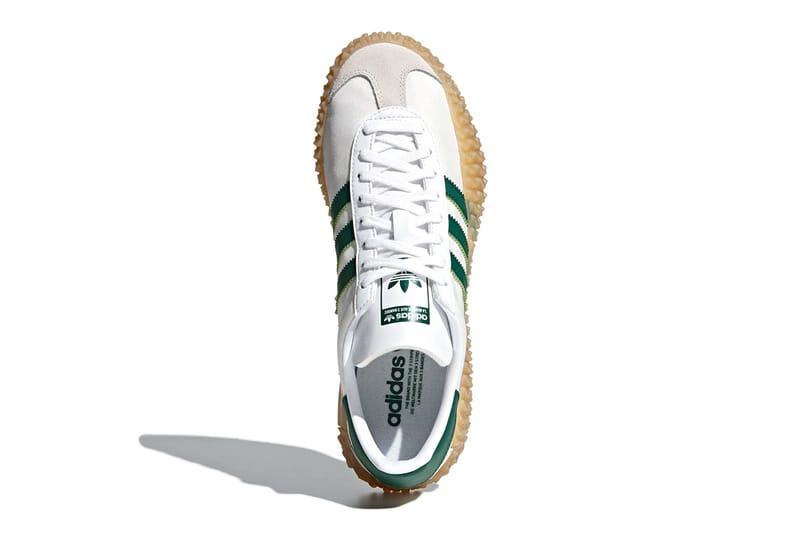 Adidas originals kamanda trainers in outlet green