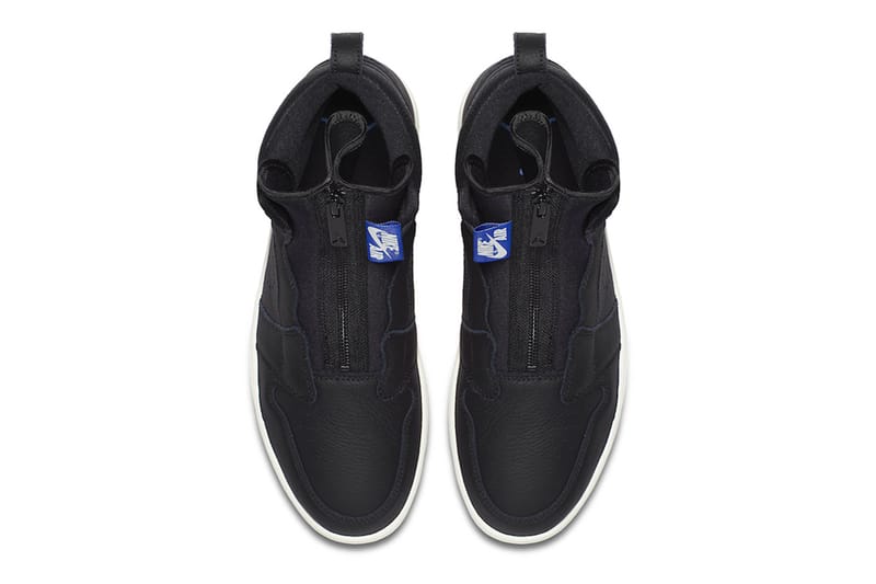 Jordan 1 zip on sale black