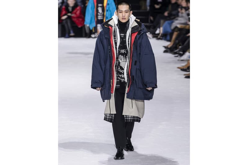balenciaga parka coat