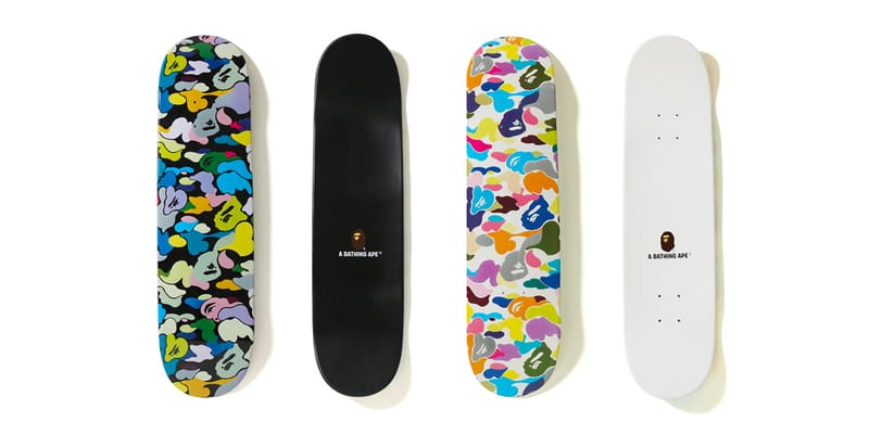 BAPE Multi Color Skate Deck | Hypebeast