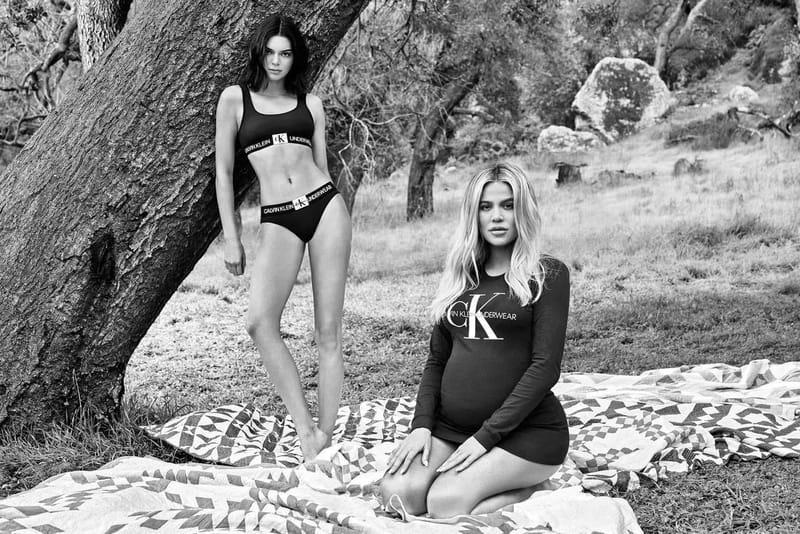 Kardashian calvin shop klein ad 2018