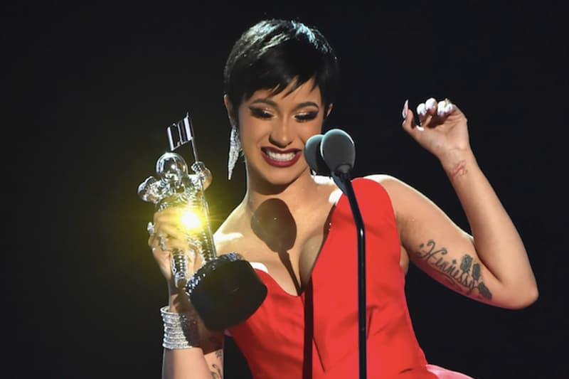 Cardi B Wins 2018 MTV VMA Best New Artist Award HYPEBEAST