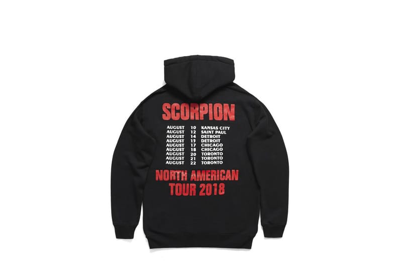 Drake scorpion shop tour hoodie