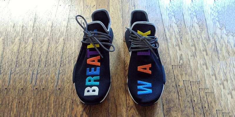 Pharrell williams x adidas hu nmd friends and family deals