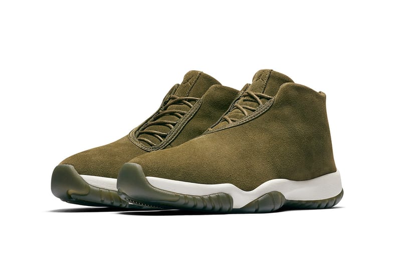 Olive green shop and gold 11s