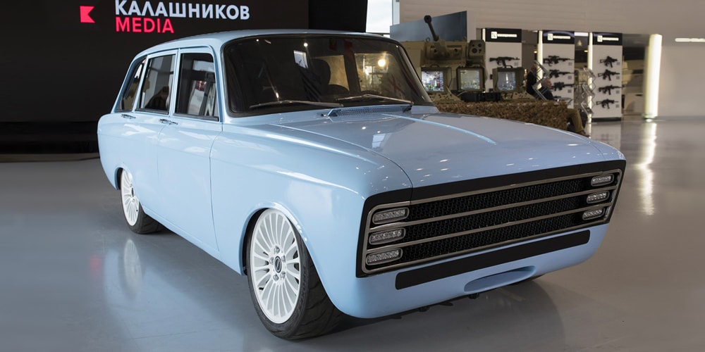 «Калашников» представил концепт электрического суперкара CV-1 в ретро-стиле
