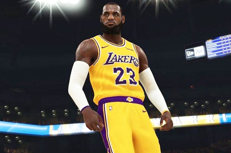 Nba 2k19 best sale lakers black jersey