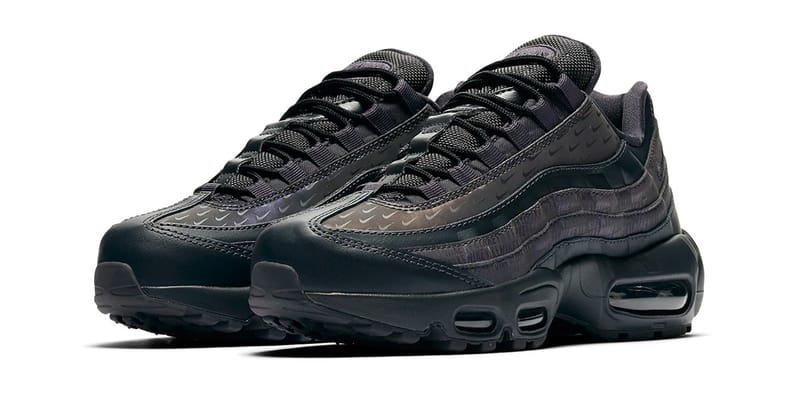 All black leather shop air max 95