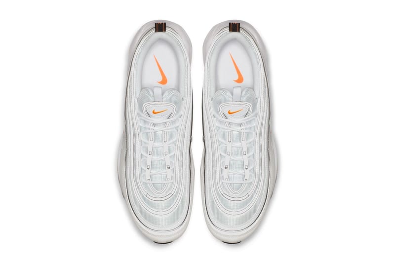 Air max 97 white/metallic silver/cone best sale