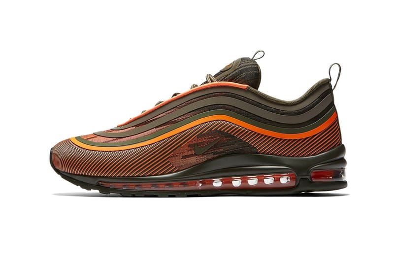 Orange and green store air max 97