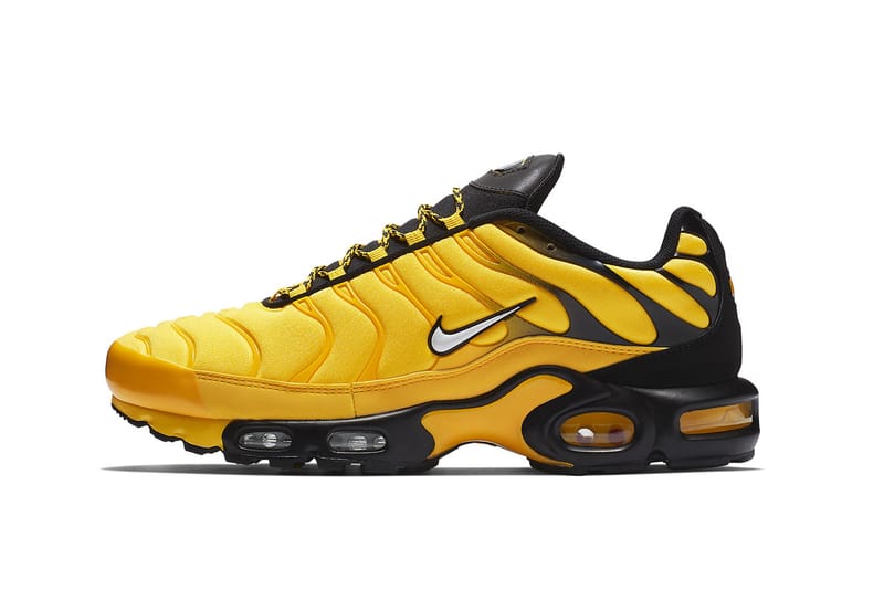 Air max plus hot sale white blue yellow