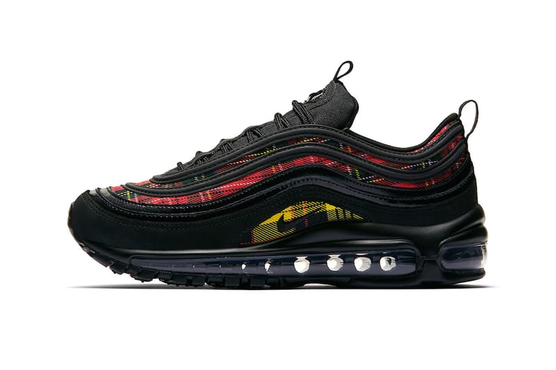 Air max plus yellow/black/red plaid best sale