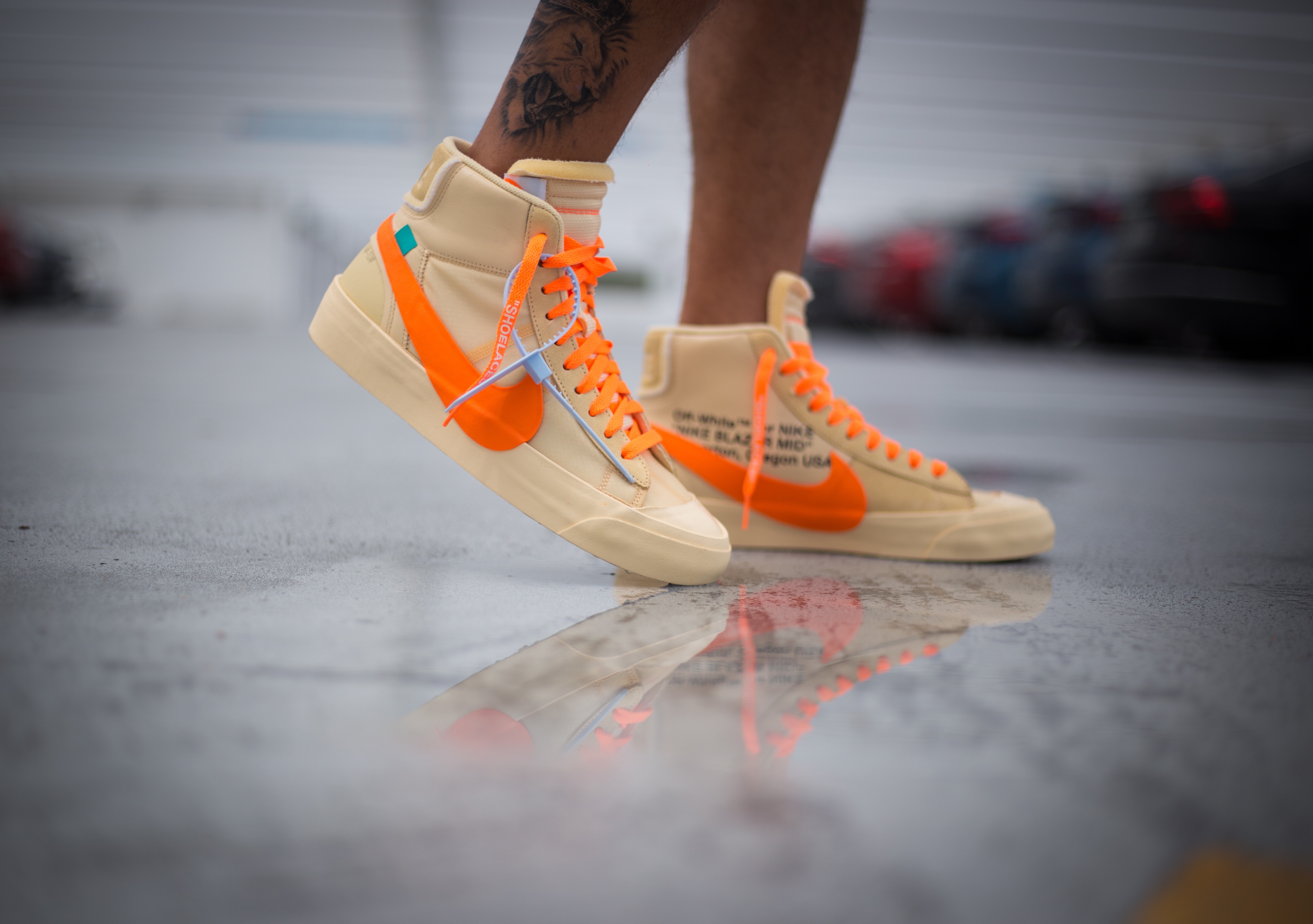 Off-White™ x Nike Blazer All Hallow's Eve On Foot | Hypebeast