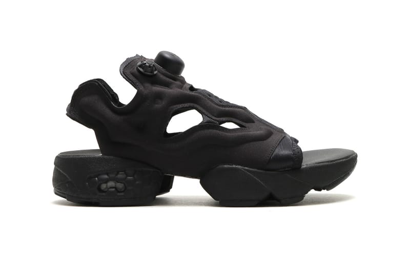 Reebok Unveils All-Black InstaPump Fury Sandal | Hypebeast