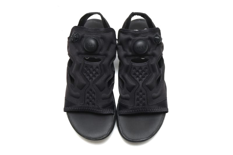 Reebok Unveils All-Black InstaPump Fury Sandal | Hypebeast