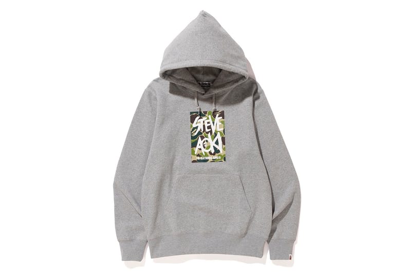 AAPE steve aoki コラボ パーカー AAPE X STEVE AOKI HOODIE Black Size M 100% Authentic from
