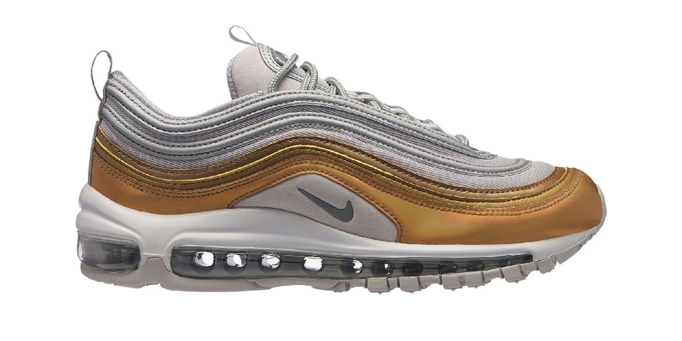 gold and silver air max 97