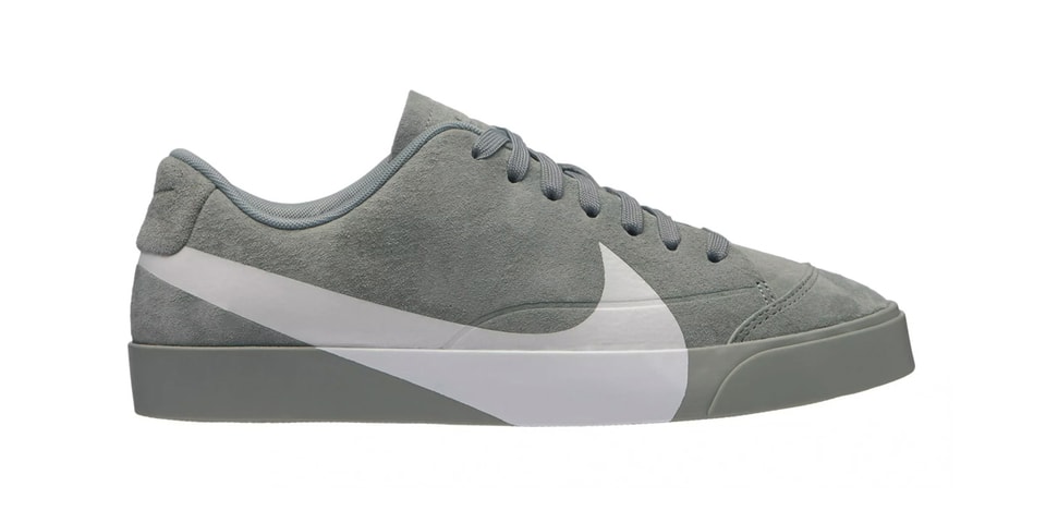 nike swoosh bottoms grey