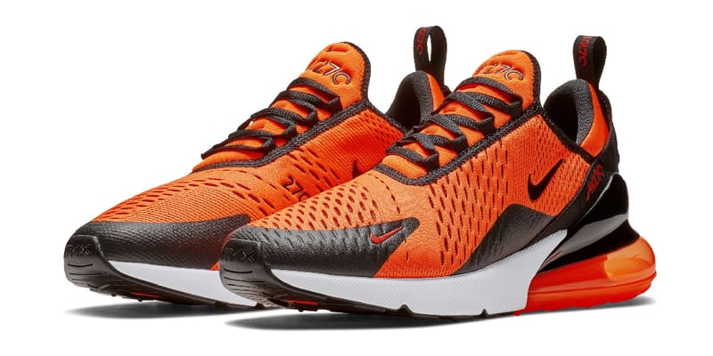 Nike air 270 orange et noir hot sale