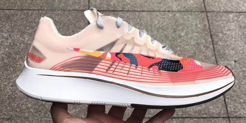 Nike zoom fly store camo swoosh orange