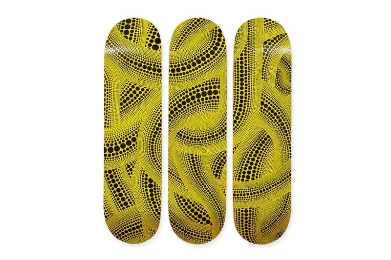 MOMA - Infinity Nets Skateboard 草間彌生 MoMA Yayoi Kusama Skateboard Deck MoMA Design Store Collaboration