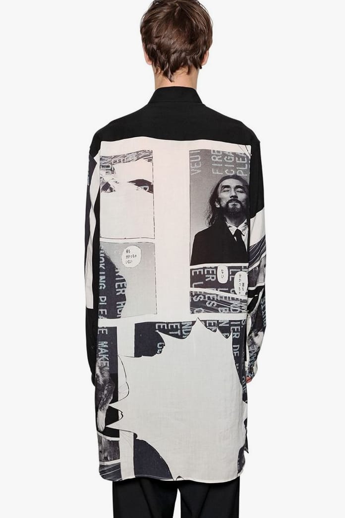 Yohji Yamamoto FW18 Printed Tencel Shirts | Hypebeast