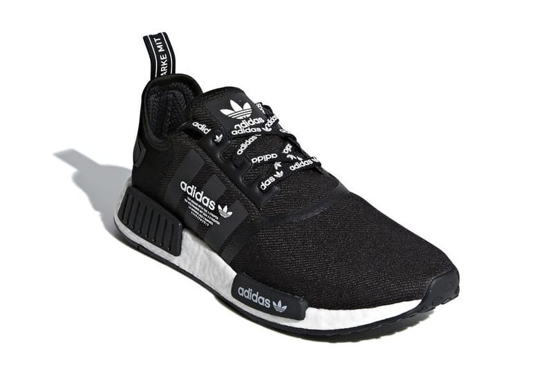 Nmd_r1 shoes black and white sale