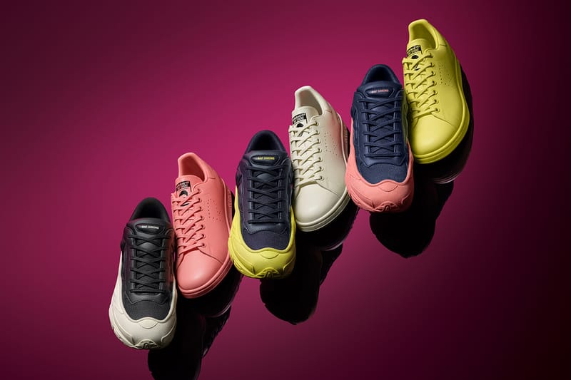 Adidas stan smith x raf simons pink best sale