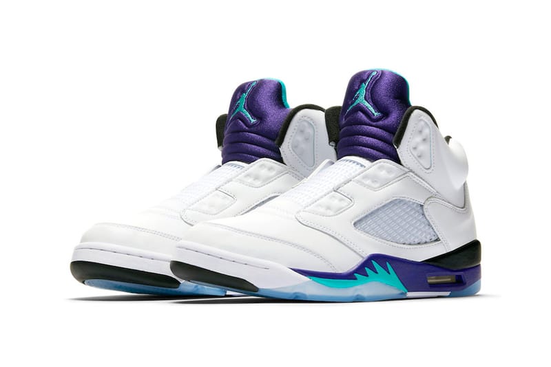 2006 fresh prince store jordan 5 grape