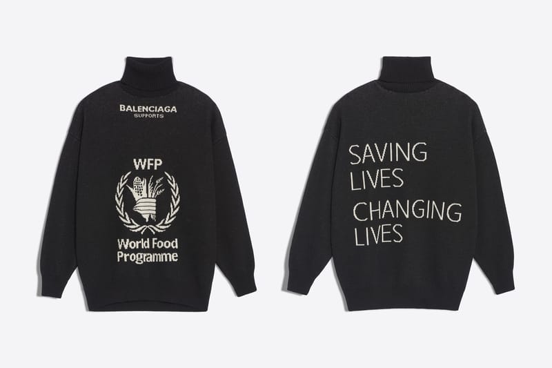 Balenciaga hoodie discount world food programme