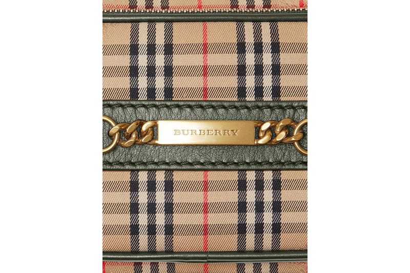 Burberry check link online bag