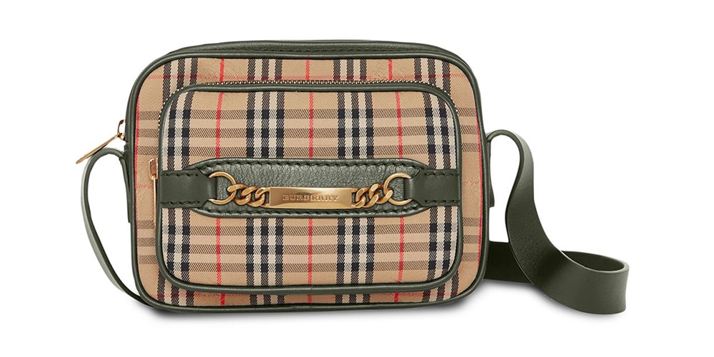 Burberry Unveils New Check Link Camera Bag Hypebeast