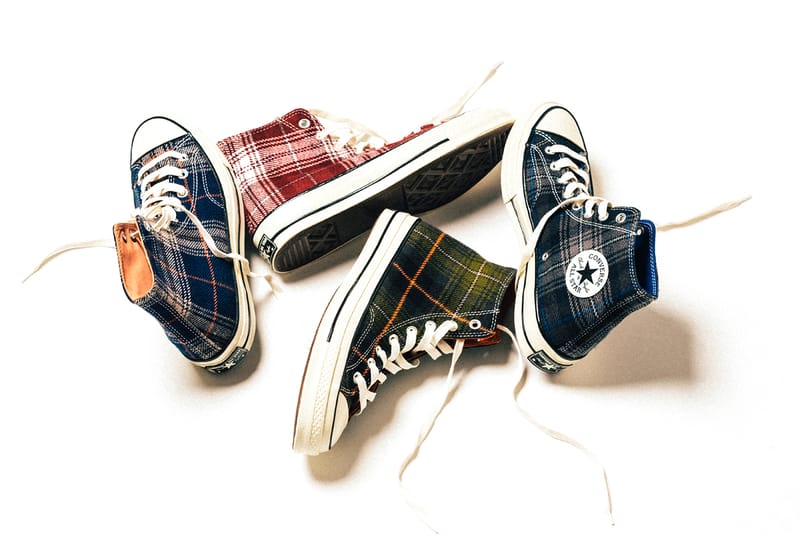 Converse chuck taylor all on sale star plaid shoes