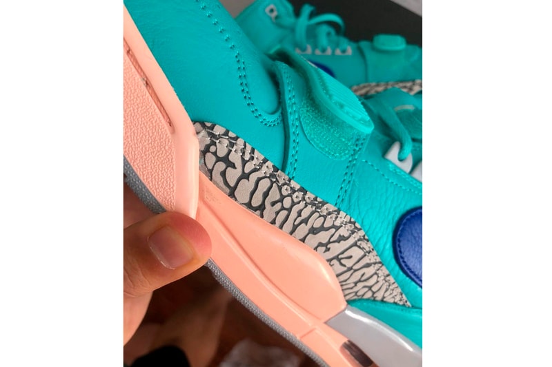 jordan legacy 312 hyper jade on feet