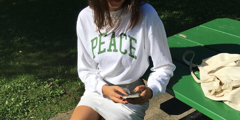 JJJJound Releases Peace University Tees | Hypebeast