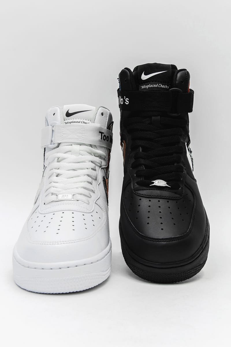 White air forces black on sale check