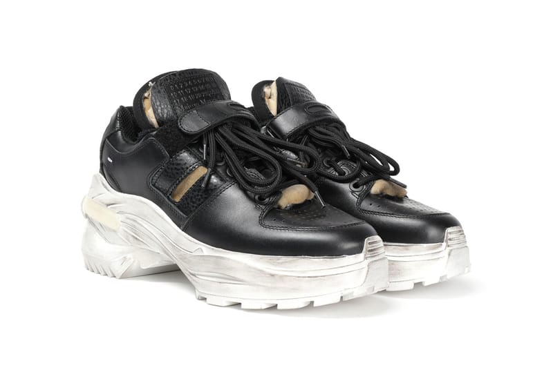 Maison margiela retro discount fit sneakers black