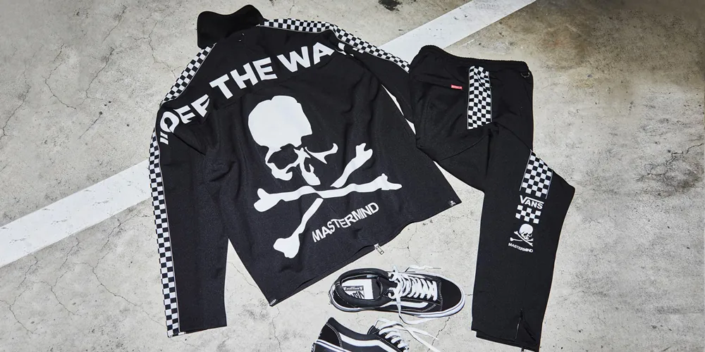 mastermind JAPAN & Vans Black/White Tracksuit | Hypebeast