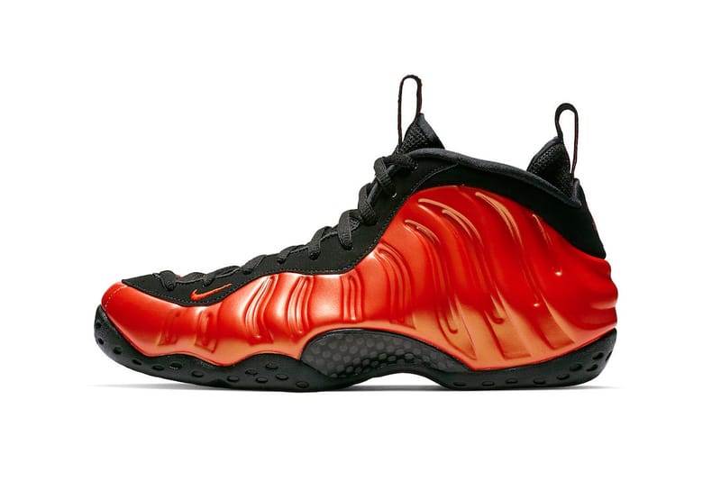 Red and black store foamposites