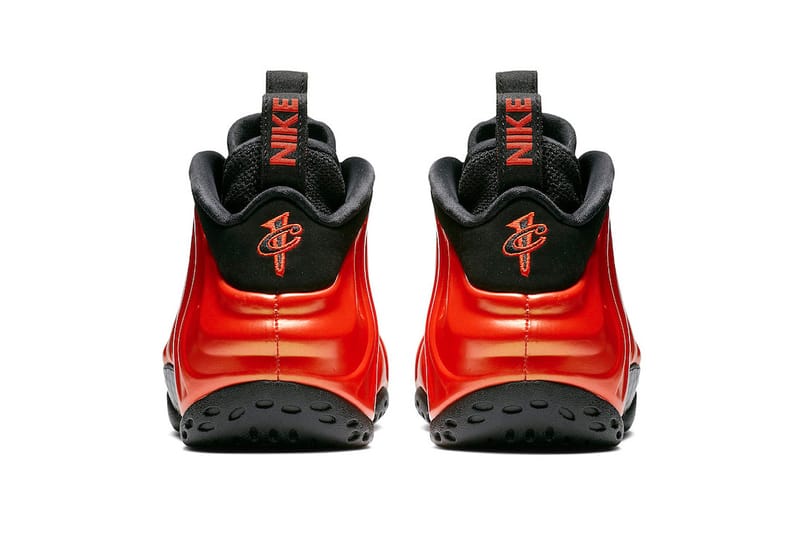 Nike foamposite best sale red 2018